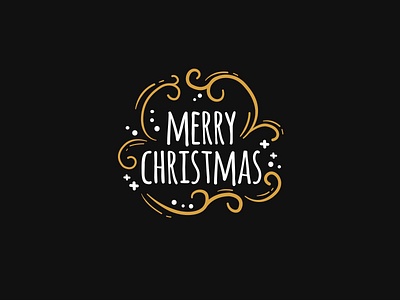 Christmas Titles abstract animation design flat holiday icon logo opener openers santa shape