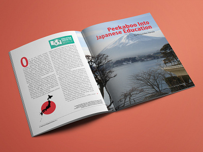 Zealouness Magazine - Peekaboo Into Japanese Education colorful japan magazine spread