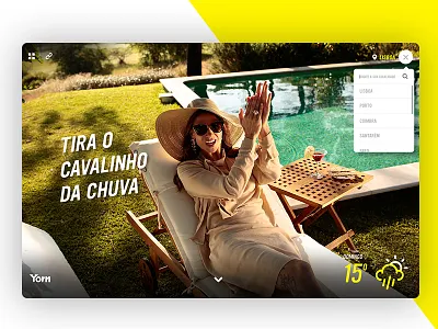 Yorn | ClimaX - Chrome Extension chrome extension gifs google ui vodafone weather yorn