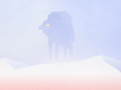 Somewhere on Hoth atat force hoth star wars
