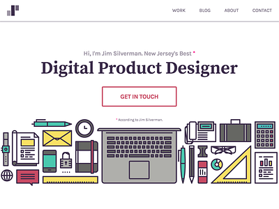 2016 - Portfolio Redesign personal portfolio redesign responsive typography ui web