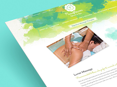 Museflower Retreat design redesign spa statamic ui