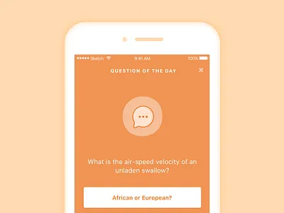 Choices app bright choices ios iphone orange poll survey