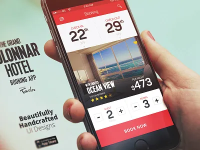 The Grand Colonnar Mobile App Booking Steps 6noran app design inspiration mobile mobile design mobile ui startup ui ui design uiinspiration ux walkthrough