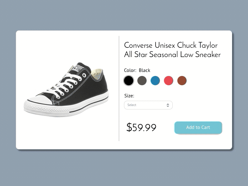 DailyUI - #033 - Customize Product 033 chucks converse customize dailyui shoes