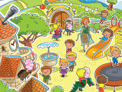 Vector illustration #36 2d adventure art children colorful design fun graphics hospitals illustration vector
