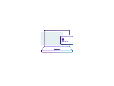 Payment Icon 2: Online design gradient icon iconography icons illustration ios laptop line ui ux