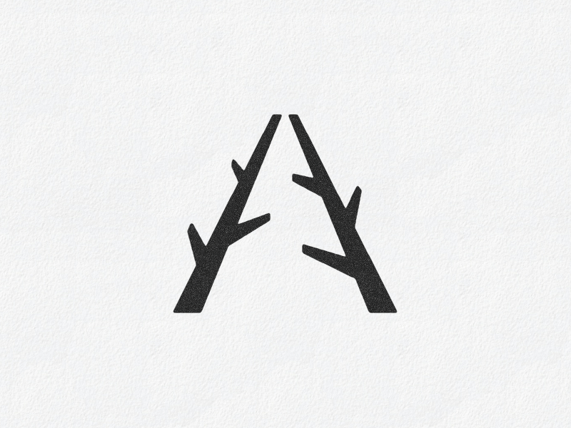 I've been mixin. icon logo negative space perspective rail road tree