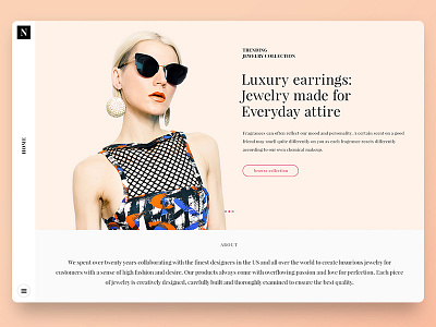 Nitro theme - Jewelry online shop niche ecommerce jewelry web design woocommerce woocommerce theme wordpress