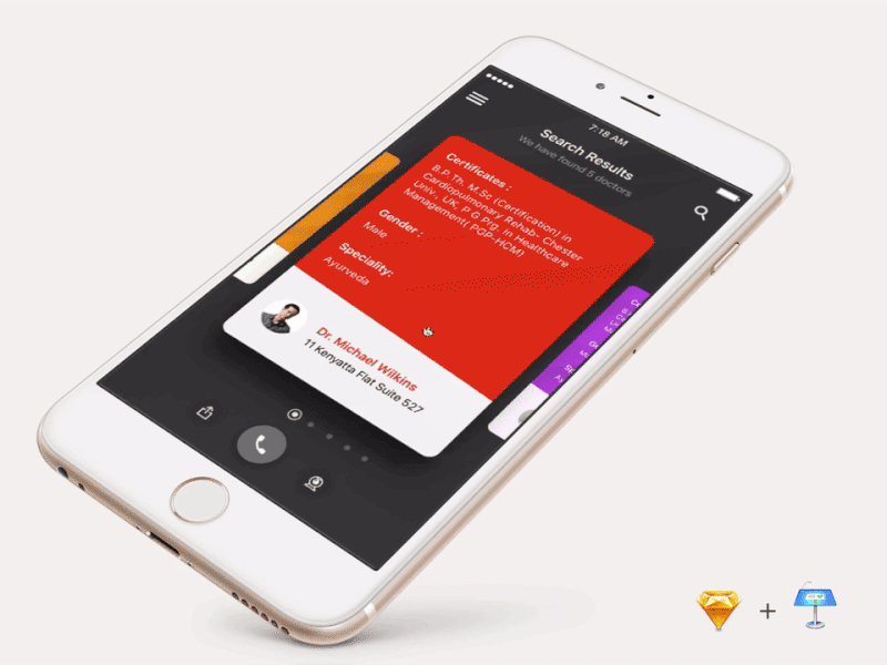 Animated and interactive user interface with keynote. animation keynote with