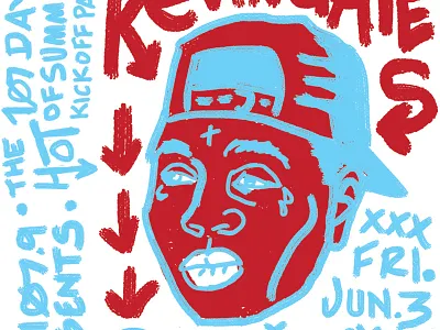 Kevin Gates illustration kevin gates lettering rap