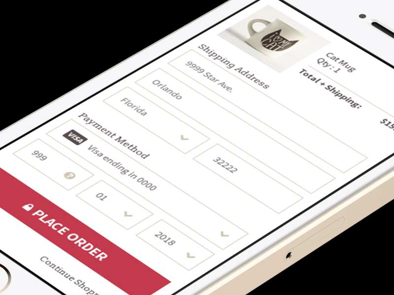 Dailyui 002: Checkout 002 animated dailyui dailyui002 form mobile payment ui design ux design