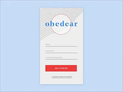 Daily UI #001 001 daily ui daily ui 001 design form get started login in mobile mobile design sign in form sign up ui