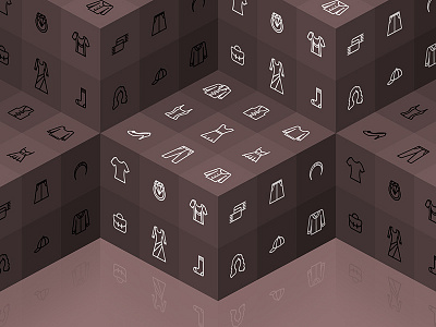 21 Categories 3d box cloth cube fashion icons illustration showpick wear