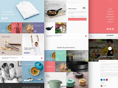 Samantha Vallejo Nagera - Website branding design masterchef typography ui web website