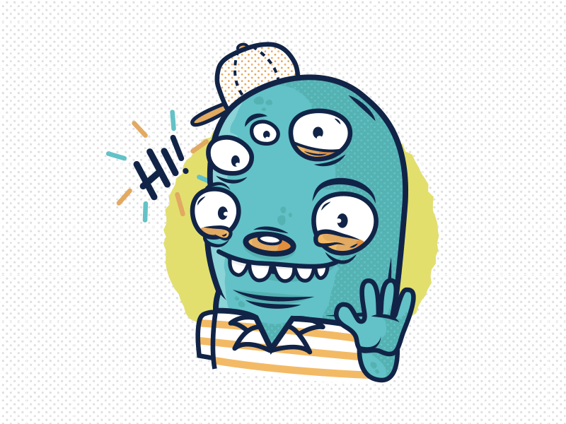 Sticker Pack app character chill cute heart ios monster out pack sticker zombie