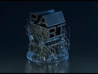PARTICLE 3d c4d cgi cinema 4d metal octane octane render particles scifi x particles