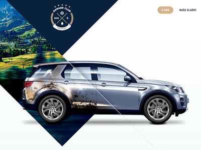 Garage Club - Homepage cars clean homepage responsive simple ui ux wash web