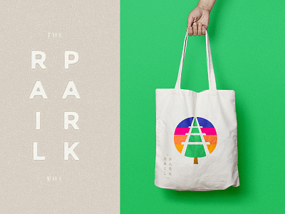 Park Pride ✌ icon identity illustration logo park philadelphia rail park tote bag tree
