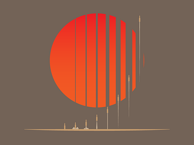 "In 2000 we'll go to Mars !" flat mars planet rocket
