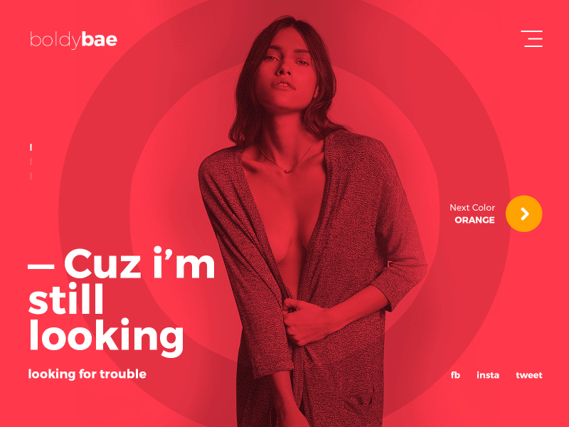 boldybae animation color design gif interface minimal style ui ux web