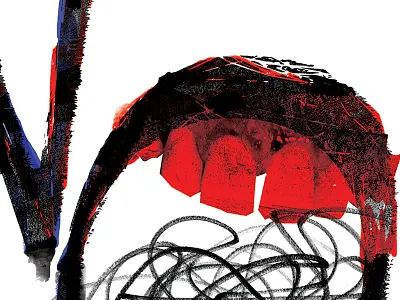 Get Out The Vote Poster for AIGA aiga aigavote lettering louisville mouth poster vote