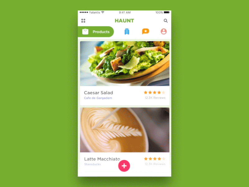 Review App Concept app form material reviews ui