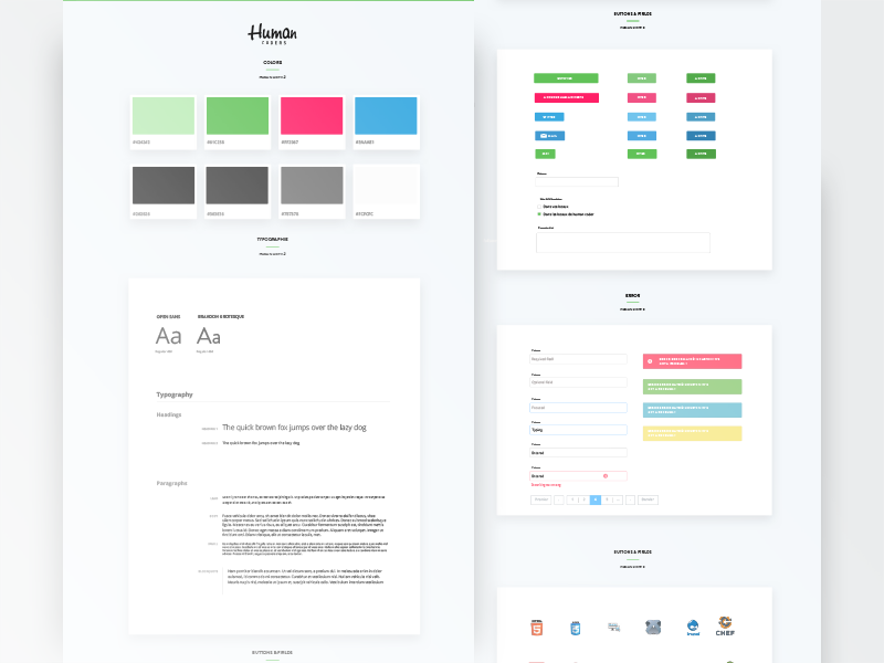 File Format Guide Ui Style guide // ui kit in progress by Fred on Dribbble