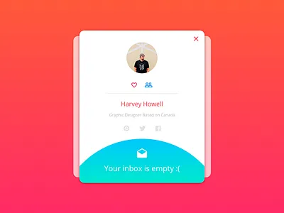 User Profile — Daily UI challenge #006 card challenge daily dailyui flat profile ui user ux web