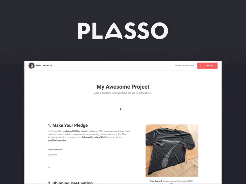 Fundraise Checkout checkout commerce forms plasso validation
