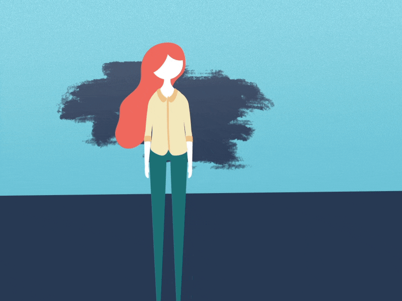 "Quality of Life" - 3D spin yo 2d animation 3d after effects cell character faux 3d gradient motion design shape layers texture