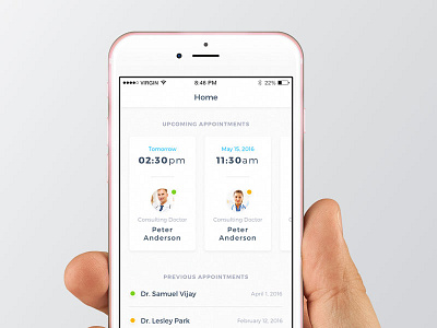 Medical App app design doctor ios medical sketch ui user interface
