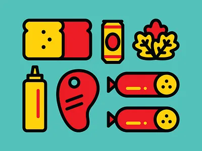 Food editorial food illustration