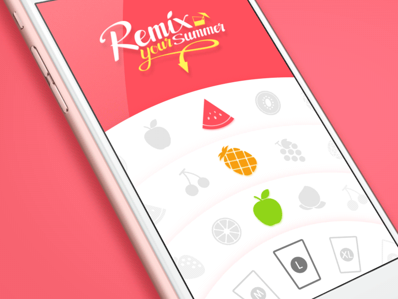 Remix your summer ae animate gif summer ui