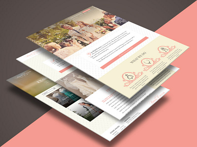 Your Bridal Couture Web Design bride design dress elegant fashion girl pink ui web website wedding woman