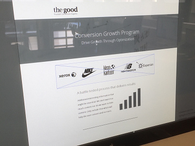 Conversion Growth Program Mockup design landing page ux