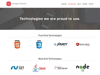 Emergent Software Technologies logos software tech technologies