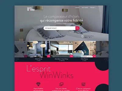 Winwinks hotel service ui ux