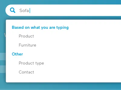 Which data is it? data dropdown search