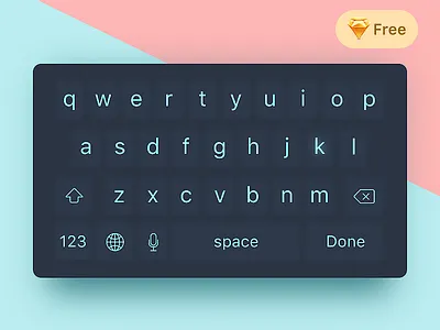 Keyboard app free ios keyboard sketch ui