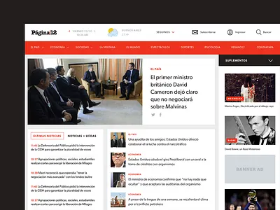 Newspaper Home Page forecast login media news news portal newspaper responsive search sidebar subscribe weather