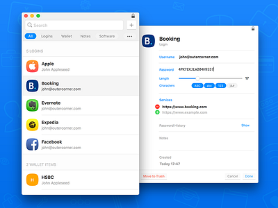 Secrets - Mac App ios ipad iphone list mac os x osx password secure security