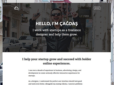 One Page Personal Website & Portfolio debut designer first shot freelance hello may1reboot one page personal website portfolio