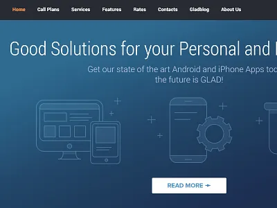 WebUI interface meterial minimal modern ui website
