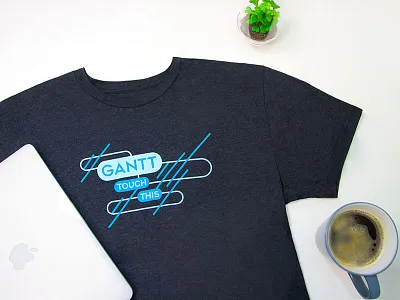 Gantt Tee gantt graphic illustration productivity redbooth tee tshirt