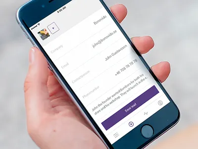 Sales Lead App app mobile payments product ui user interface visual design