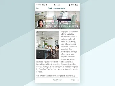 Day 8 ( Article Reader ) adroid app articale readear dailyui ios