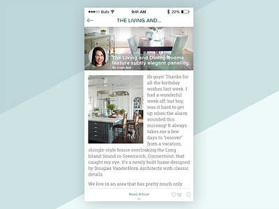 Day 8 ( Article Reader ) adroid app articale readear dailyui ios