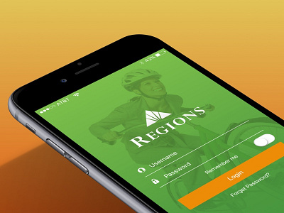 Regions Banking App apple bank banking ios ios9 iphone mobile app mobile banking regions sketch