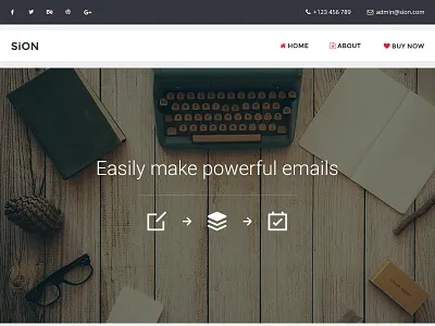 Sion - 200+ Modules Multipurpose Email + Builder Access builder business commerce design ecommerce email flat material modern multipurpose newsletter website